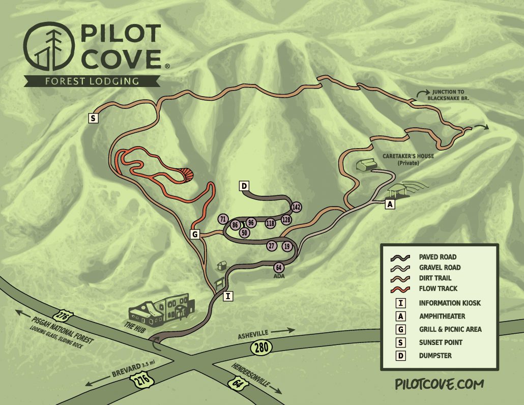 Pilot Cove Map Pilot Cove Map