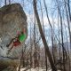 Rock climbing and adventure in winter
