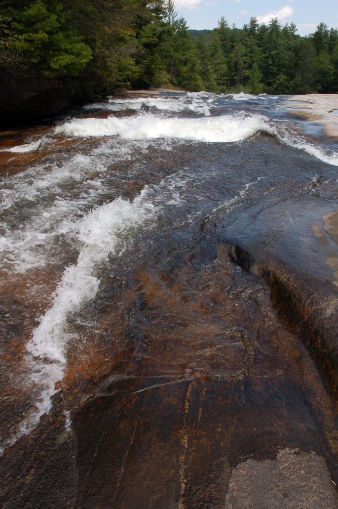 Bridal Veil Falls in DuPont State Forest, North Carolina Pilot Cove