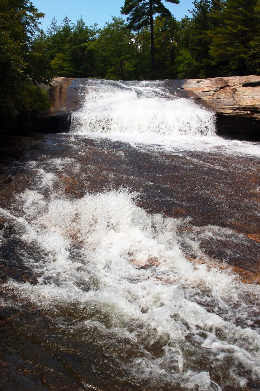 Bridal Veil Falls in DuPont State Forest, North Carolina Pilot Cove