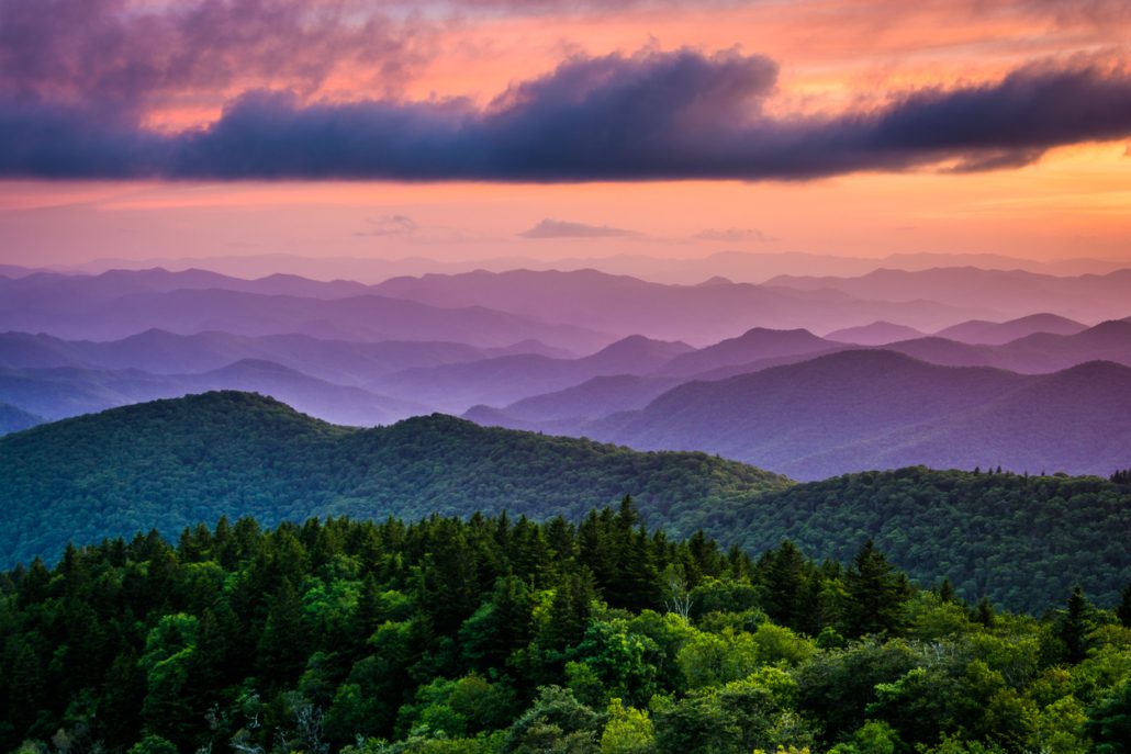 Blue Ridge Parkway Sunset