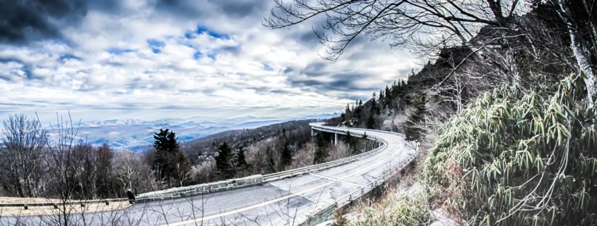 Winter in Pisgah National Forest and Brevard NC