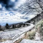 Winter in Pisgah National Forest and Brevard NC